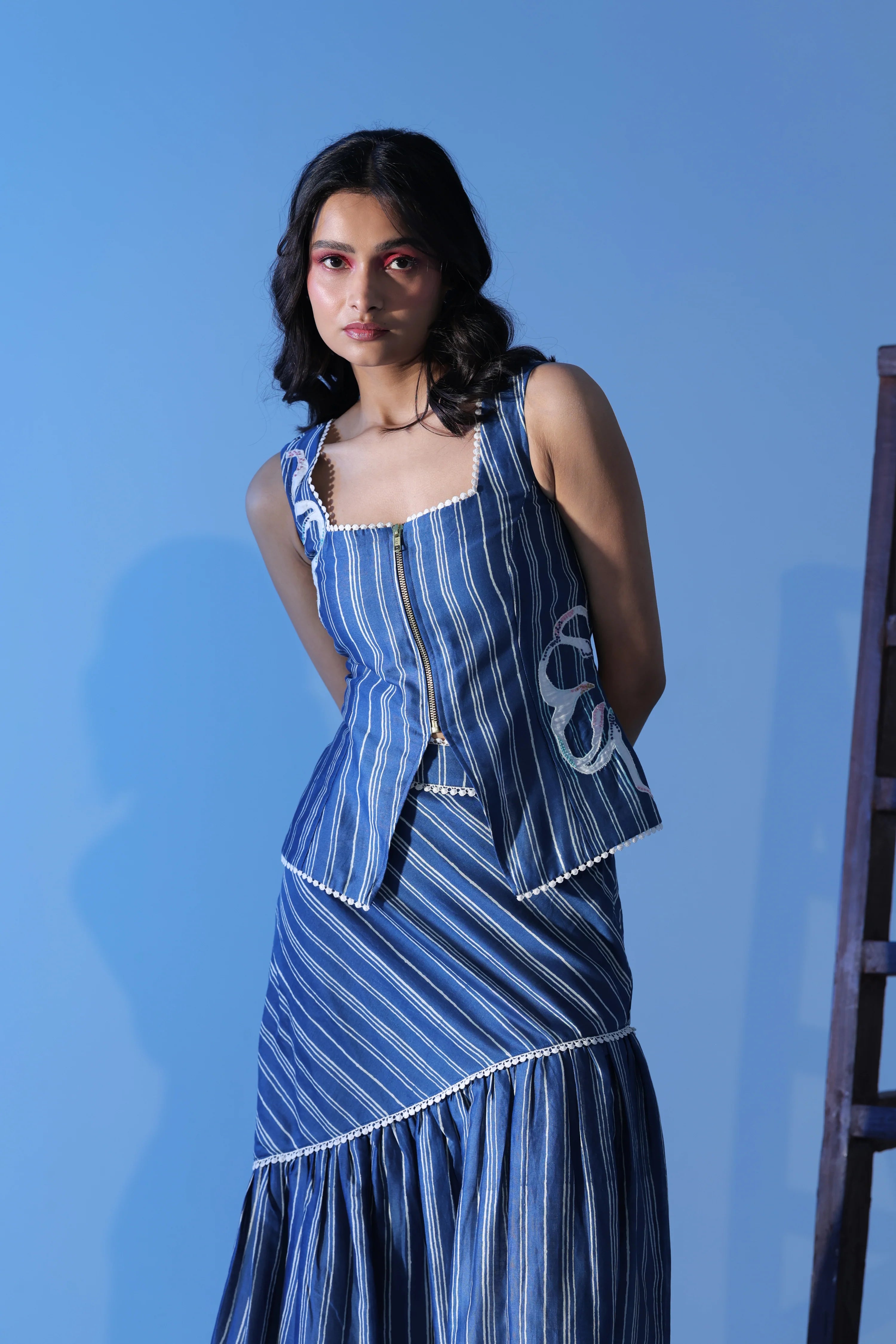 Blue Summer Stripe Set