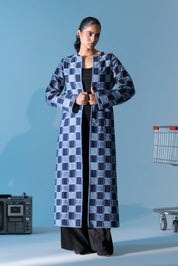 Blue Jean Lattice Coat
