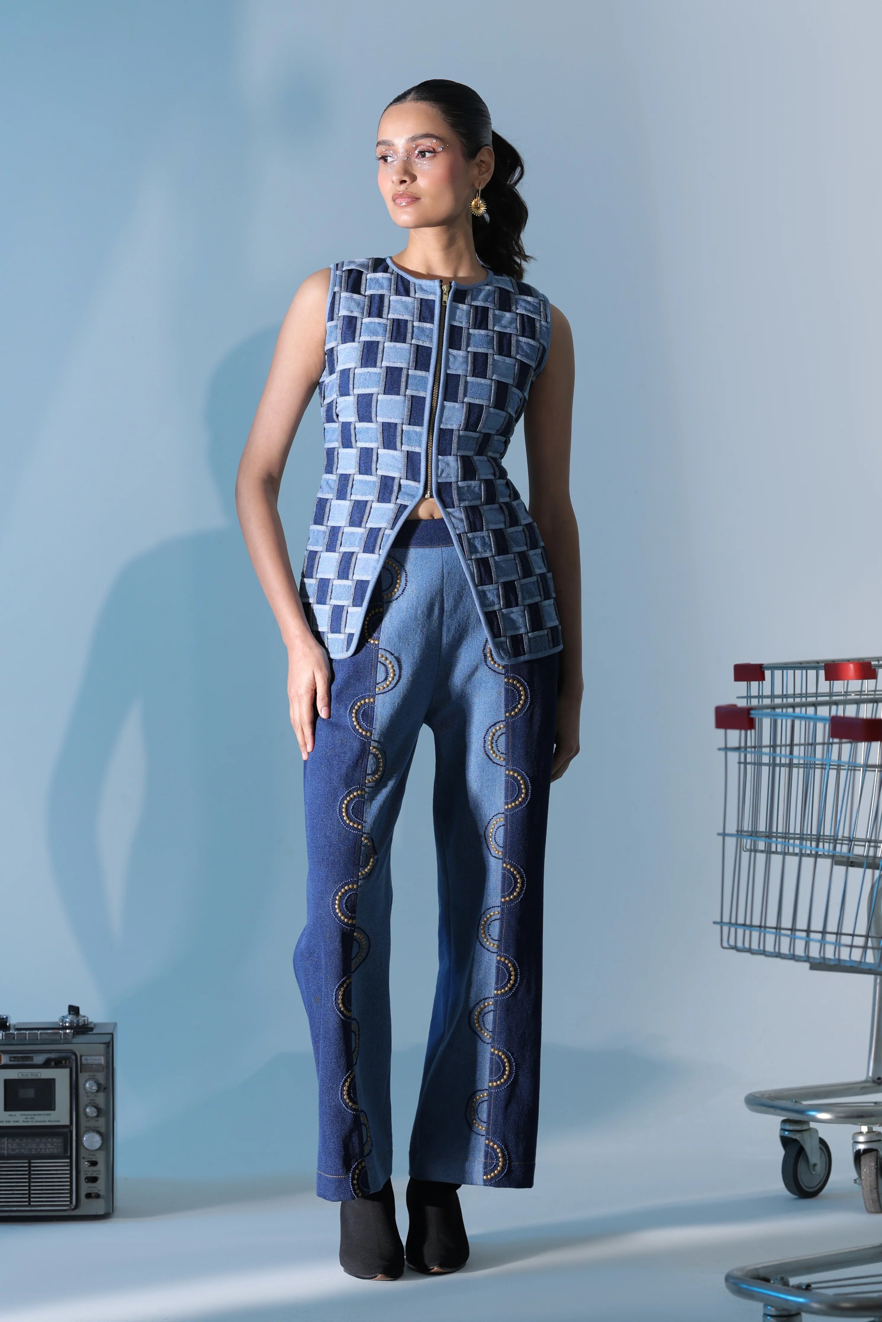 Woven Cascade Co-ord