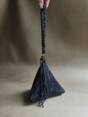 Black Delhi Wristlet