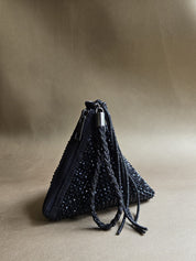 Black Delhi Wristlet
