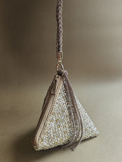Gold Delhi Wristlet