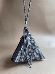 Gunmetal Delhi Wristlet