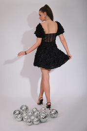 Noir Feather Dress