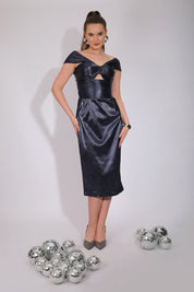 Steal Blue Shine Dress