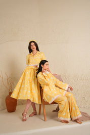 Marigold Shirt Tunic Set