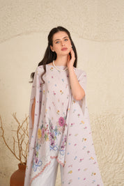 Soft Bloom Cape Set