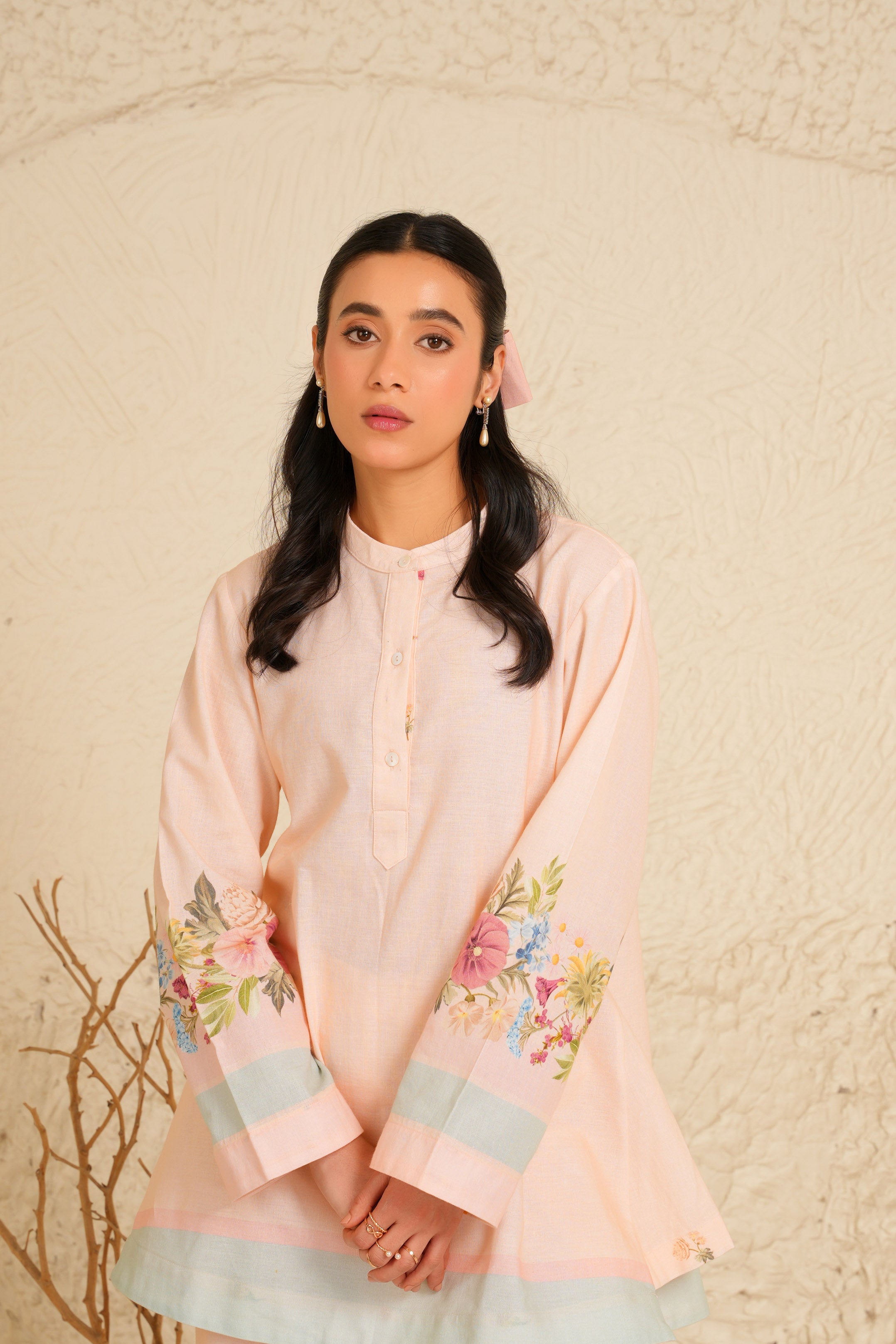Willow Bloom Kurta Tunic Set