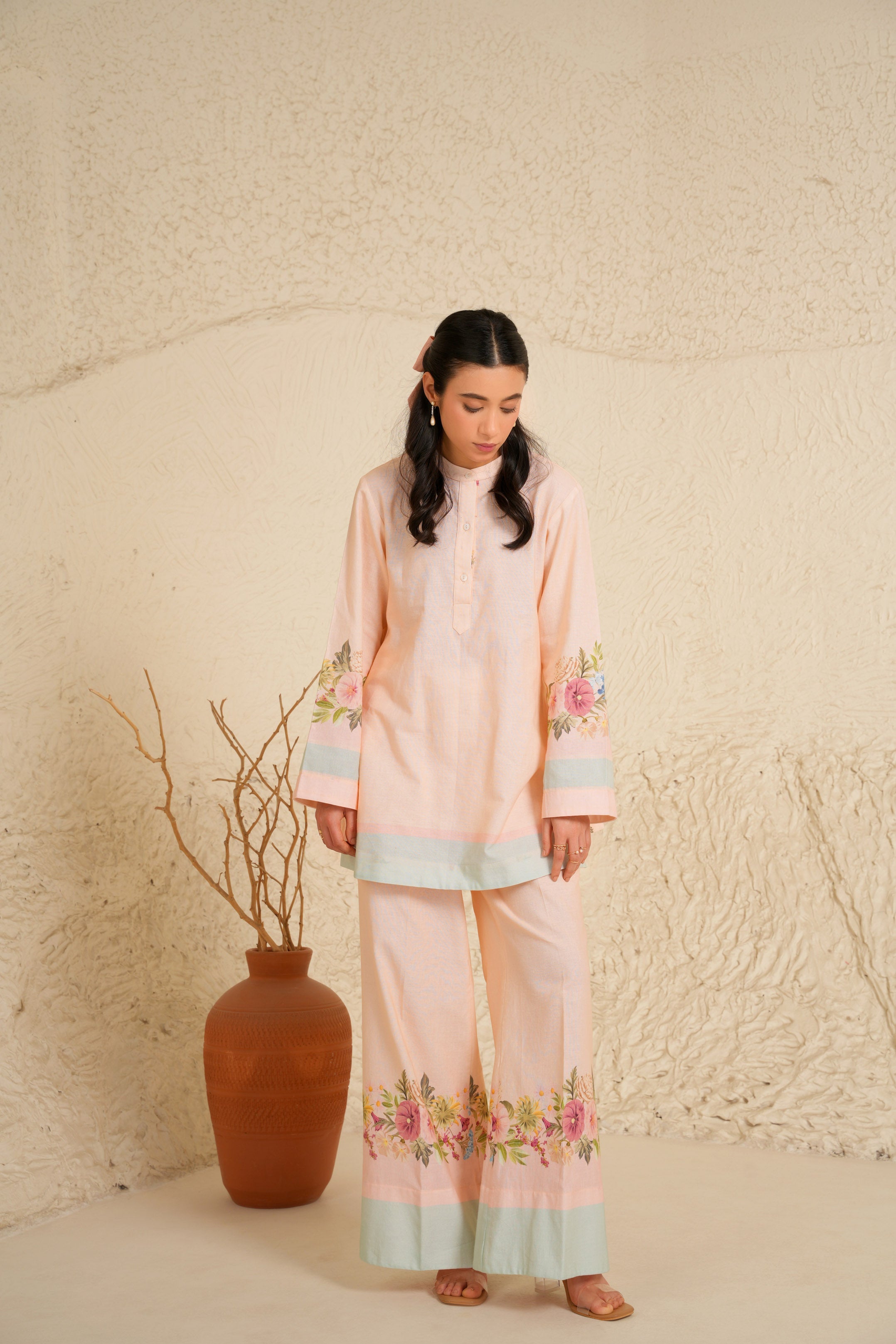 Willow Bloom Kurta Tunic Set