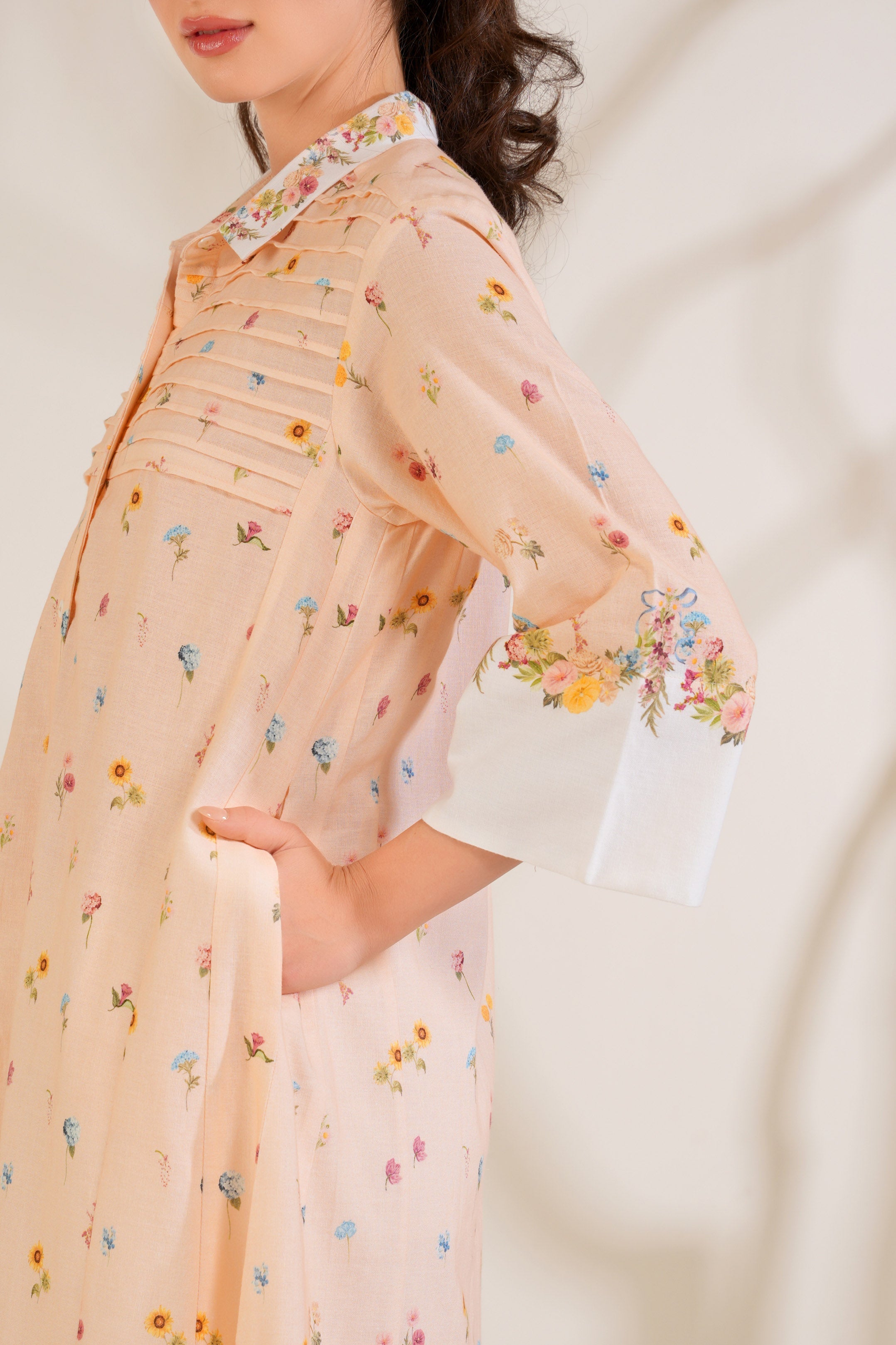 Soft Bloom Kurta Set