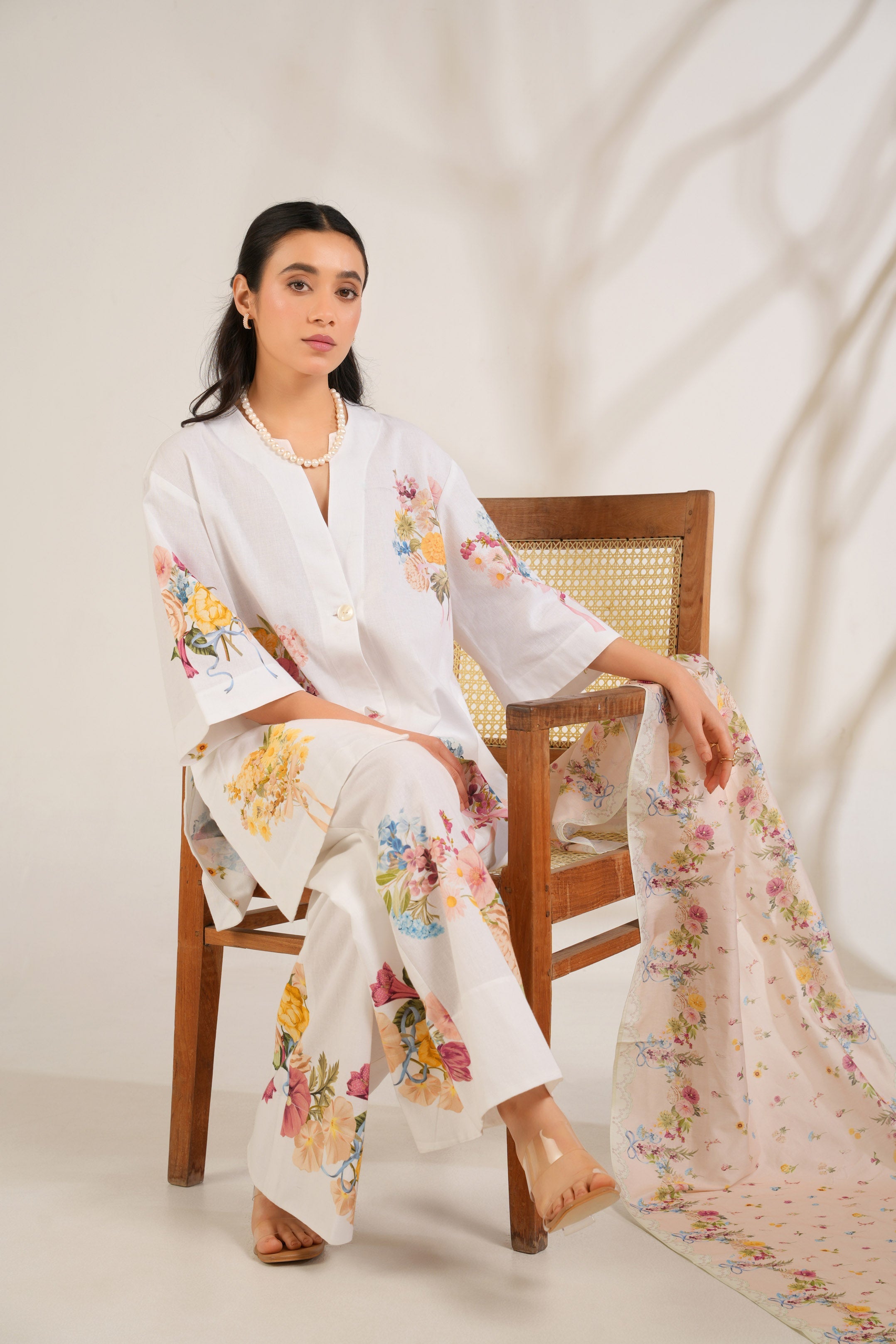 Summer Love Kurta Shirt Set