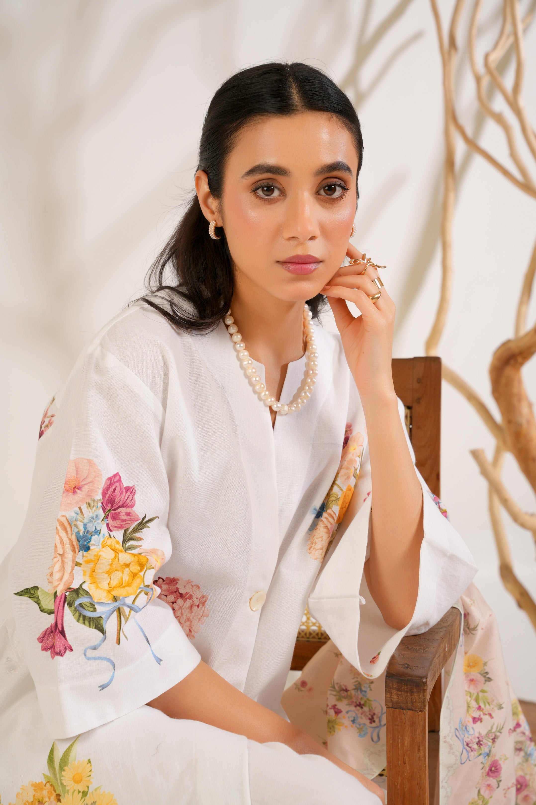 Summer Love Kurta Shirt Set