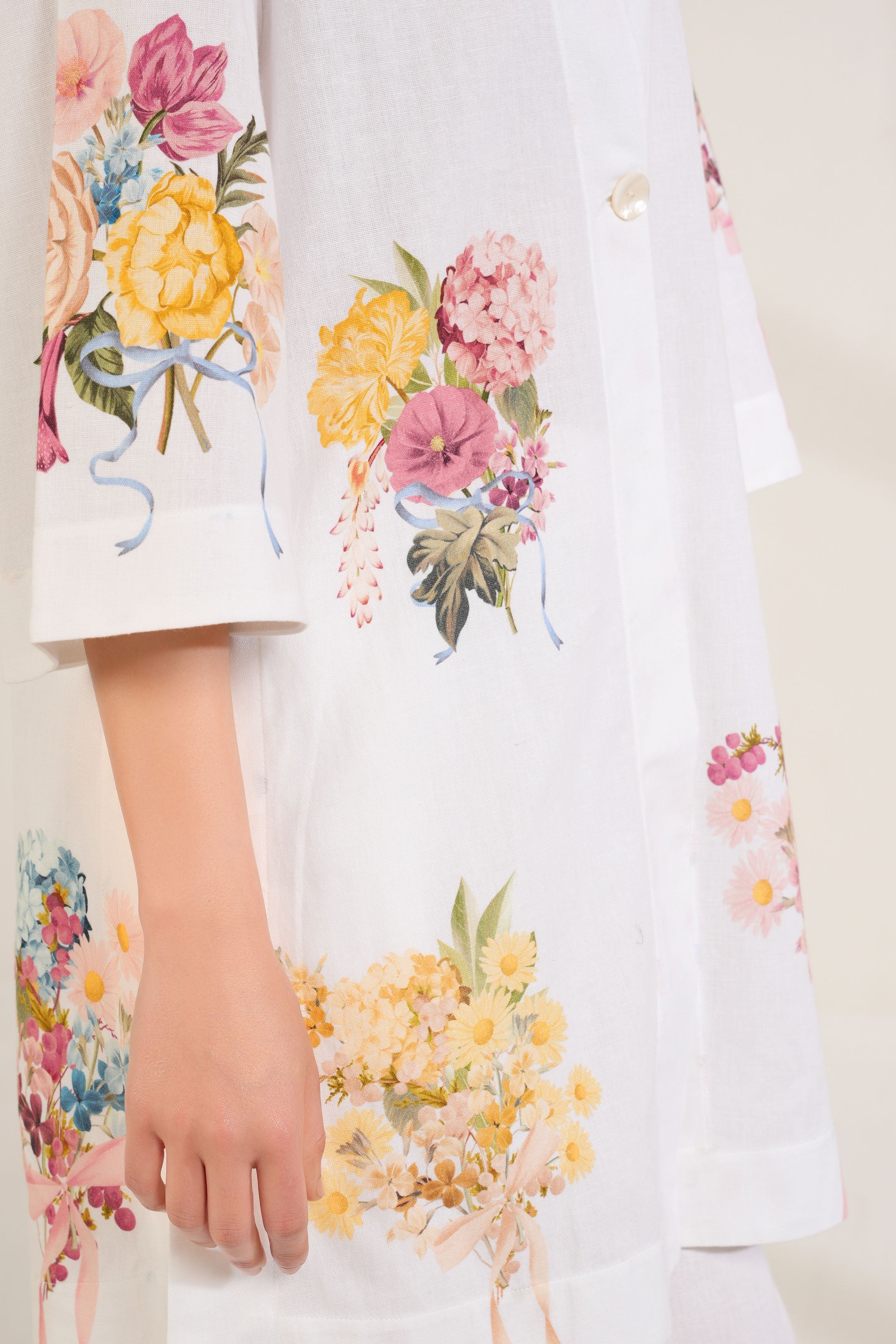 Summer Love Kurta Shirt Set