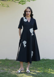 Paige Midi Dress Black