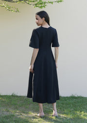 Paige Midi Dress Black
