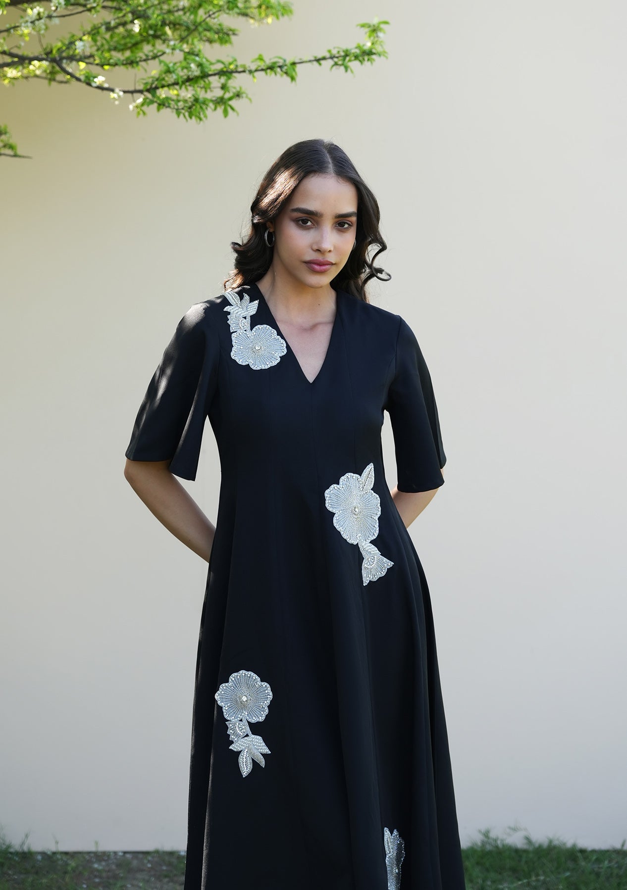 Paige Midi Dress Black