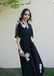 Paige Midi Dress Black