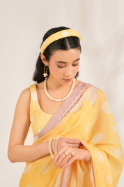 Marigold Saree Set