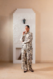 Noble Grounds Embellished Co-ord Set