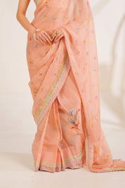 English Summer Saree Set