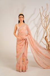 English Summer Saree Set