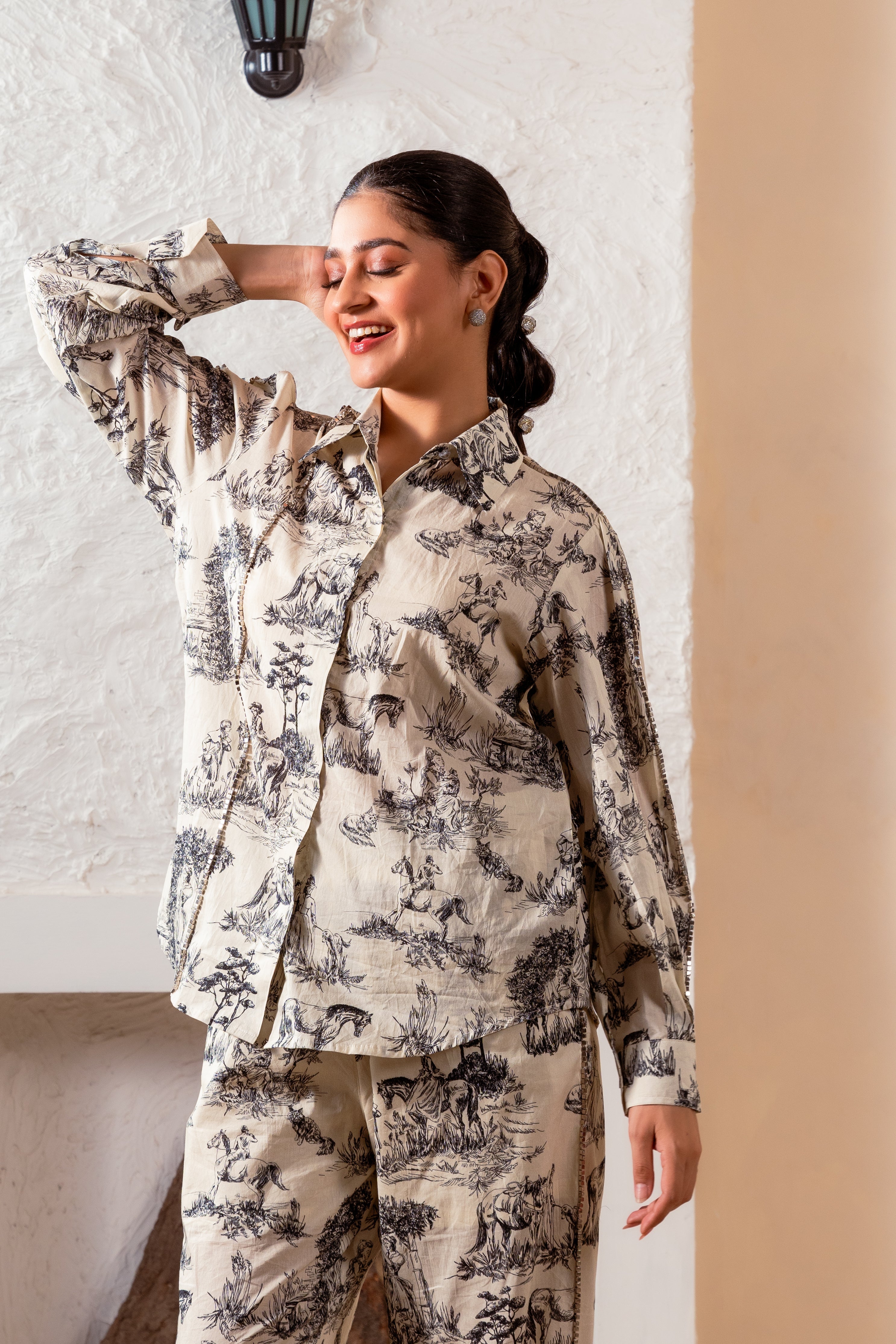 Noble Grounds Embellished Co-ord Set