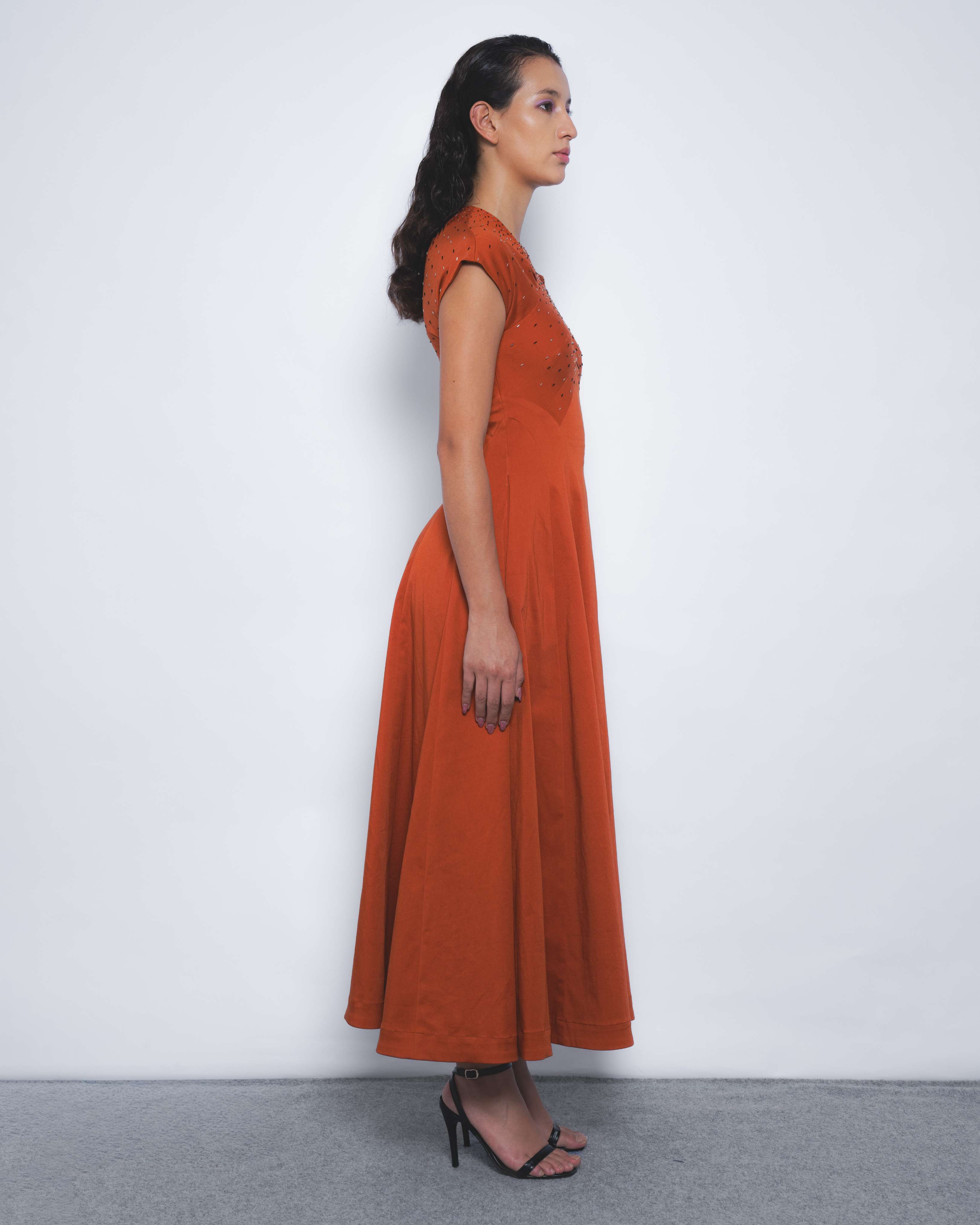 Brillo Flame Dress