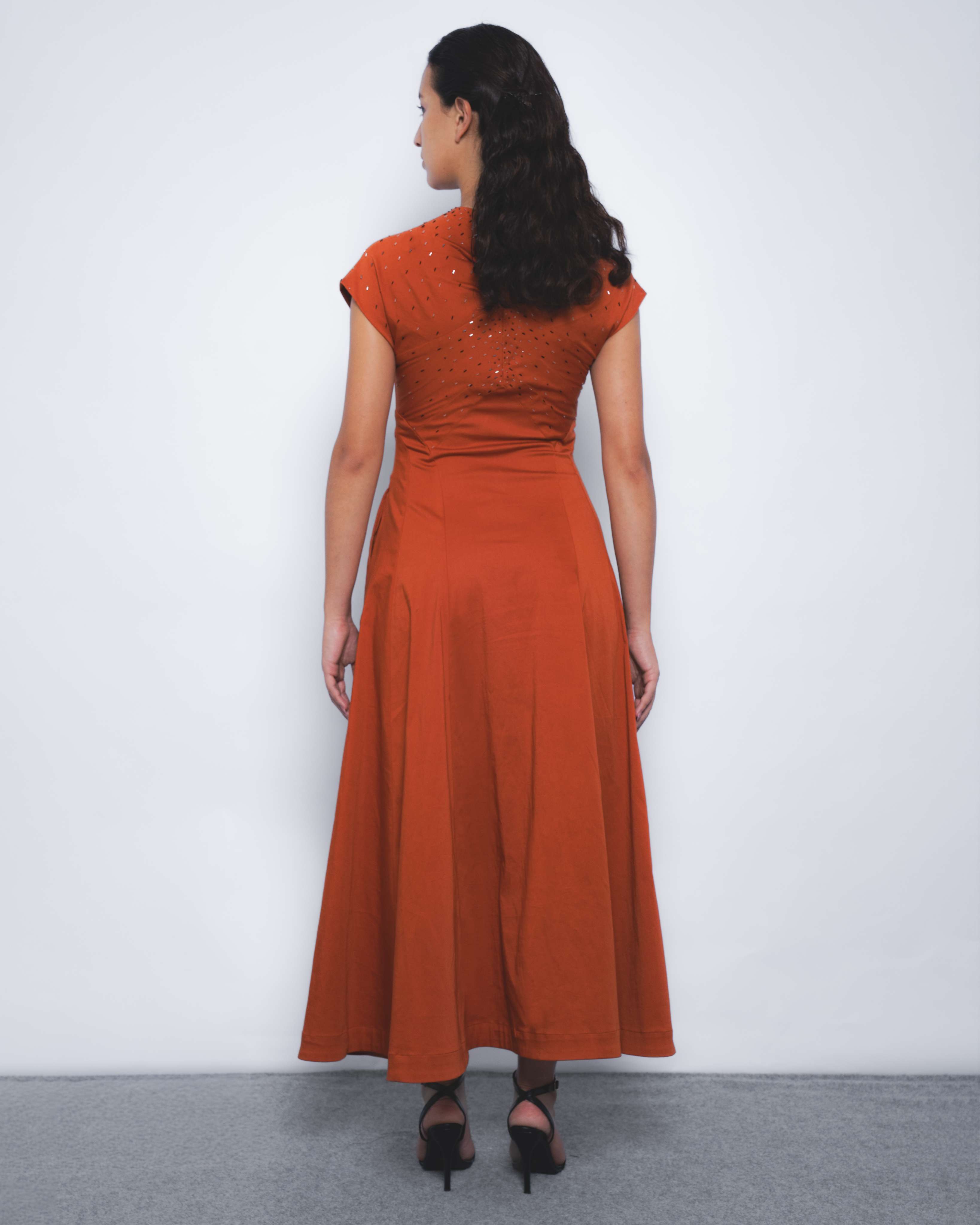 Brillo Flame Dress