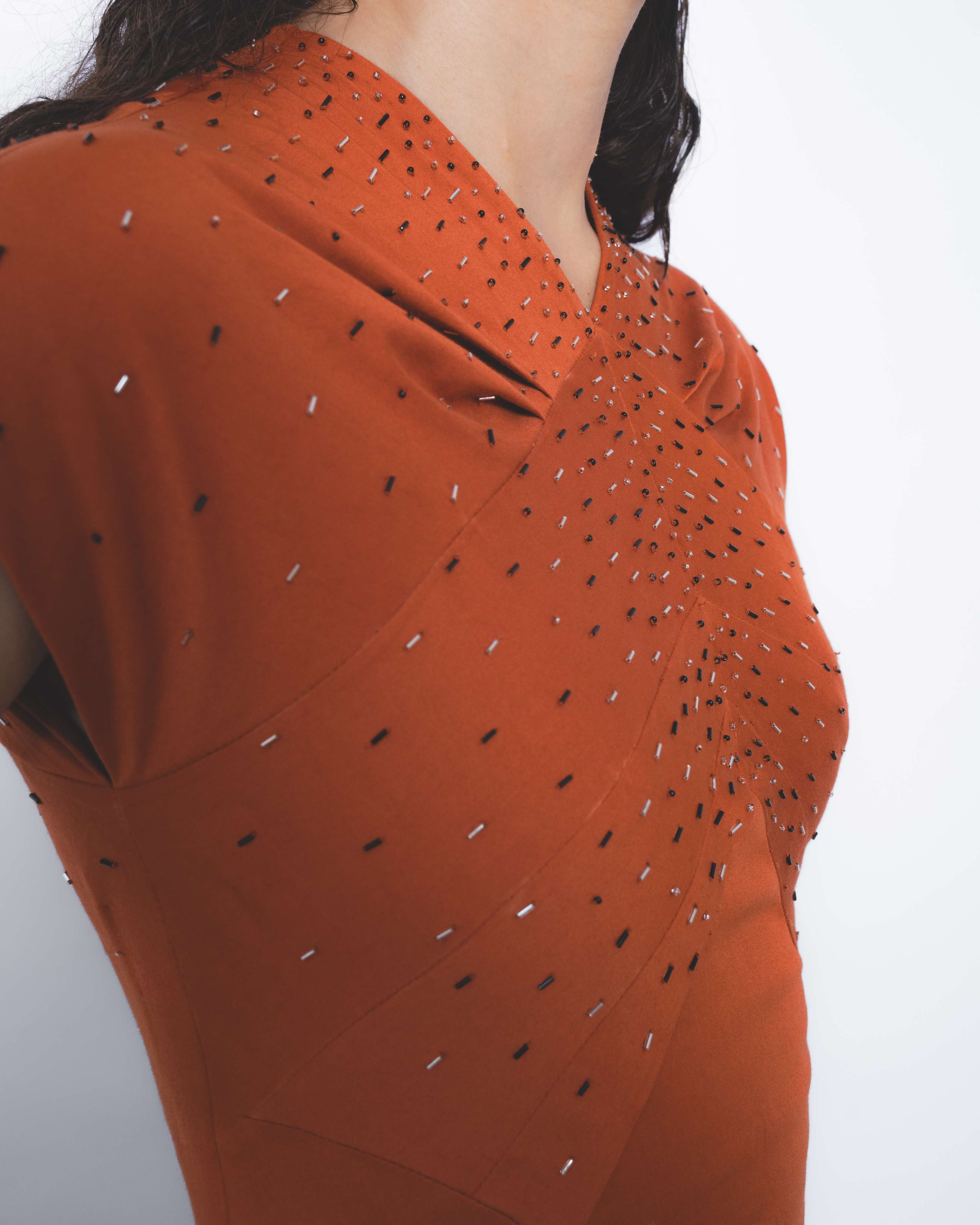 Brillo Flame Dress