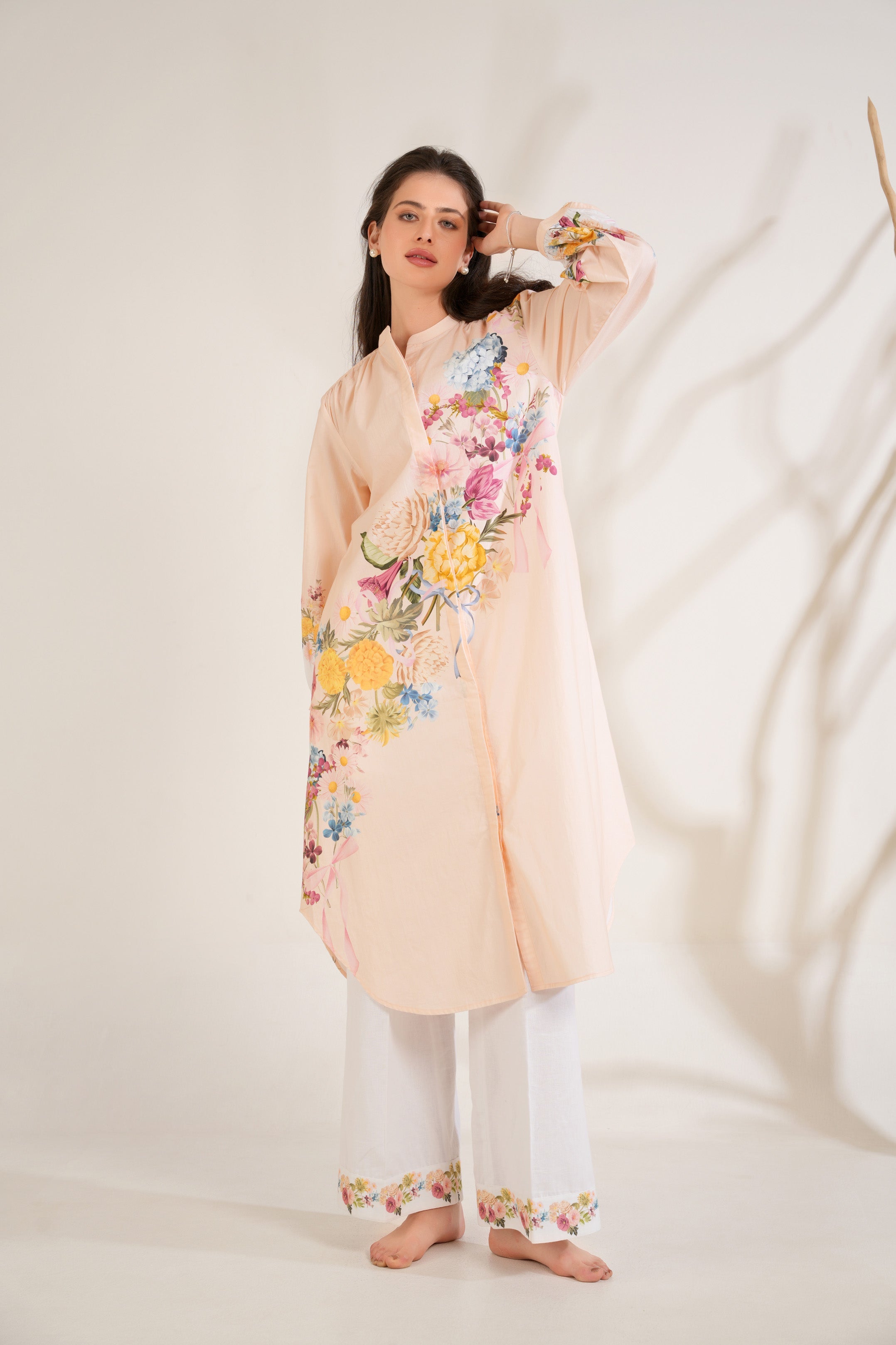 English Summer Shirt Dress Co-ord Set