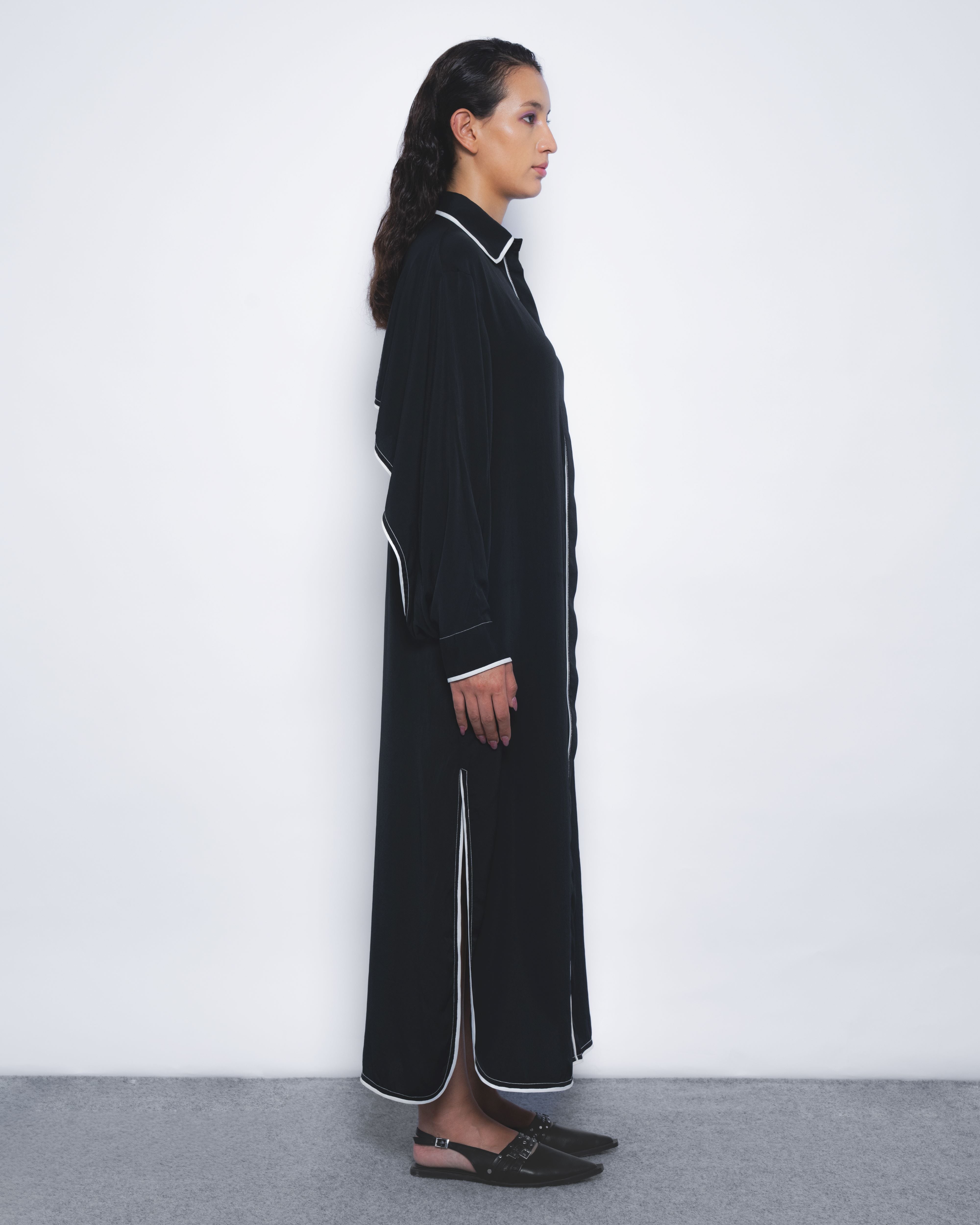 Elian Crepe Shirt Dress