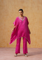 Amara Kaftan Co-ord Set Fuschia
