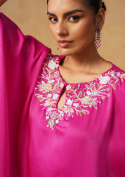 Amara Kaftan Co-ord Set Fuschia