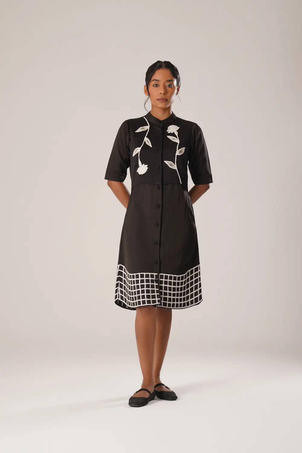 Leafline Shirt Dress