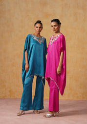 Amara Kaftan Co-ord Set Teal