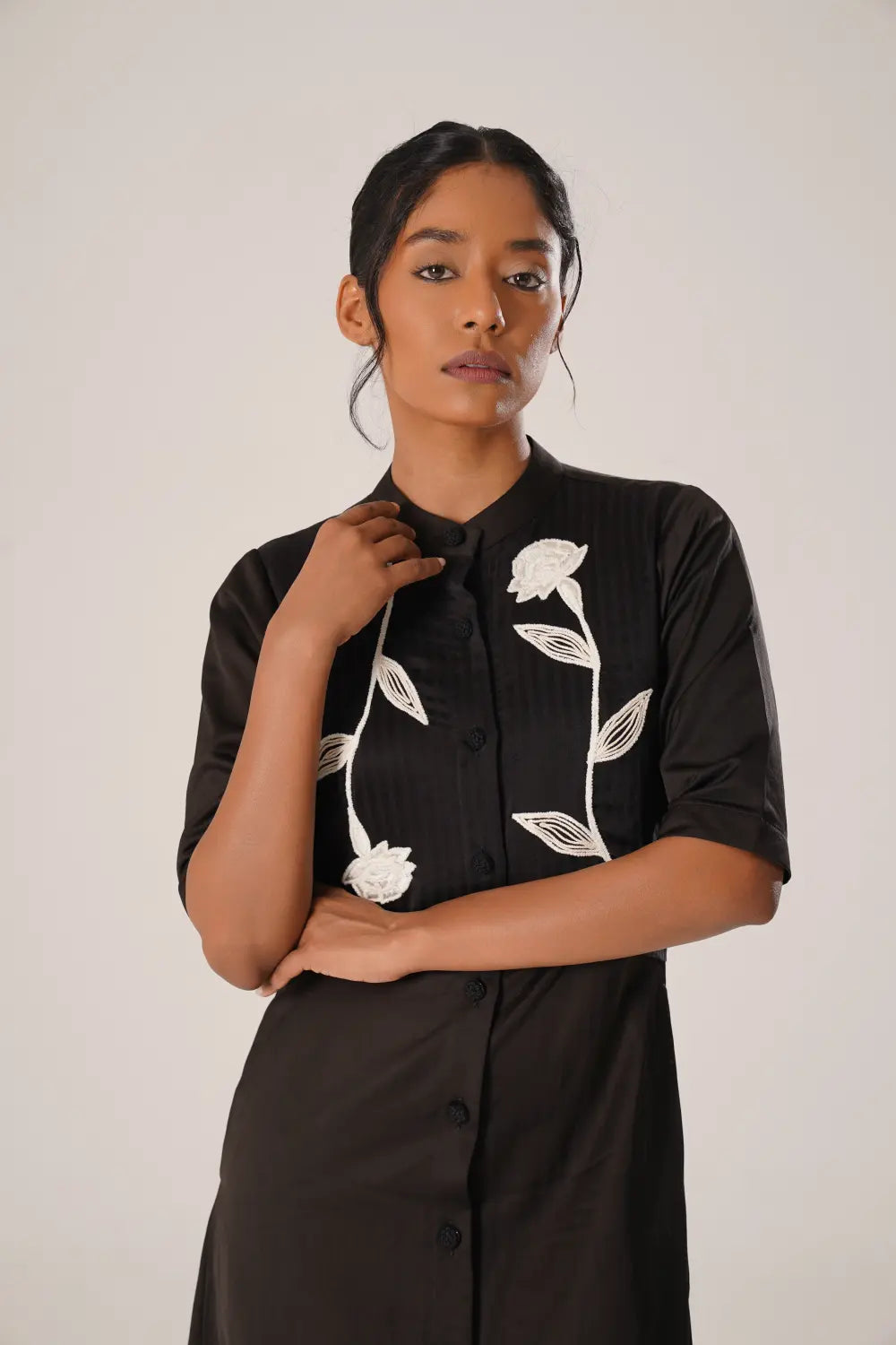 Leafline Shirt Dress