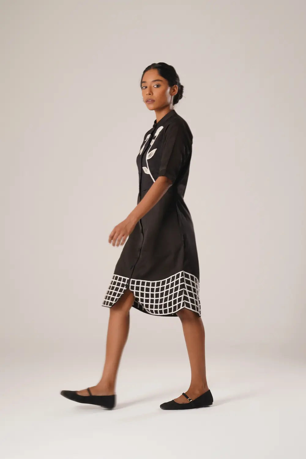 Leafline Shirt Dress