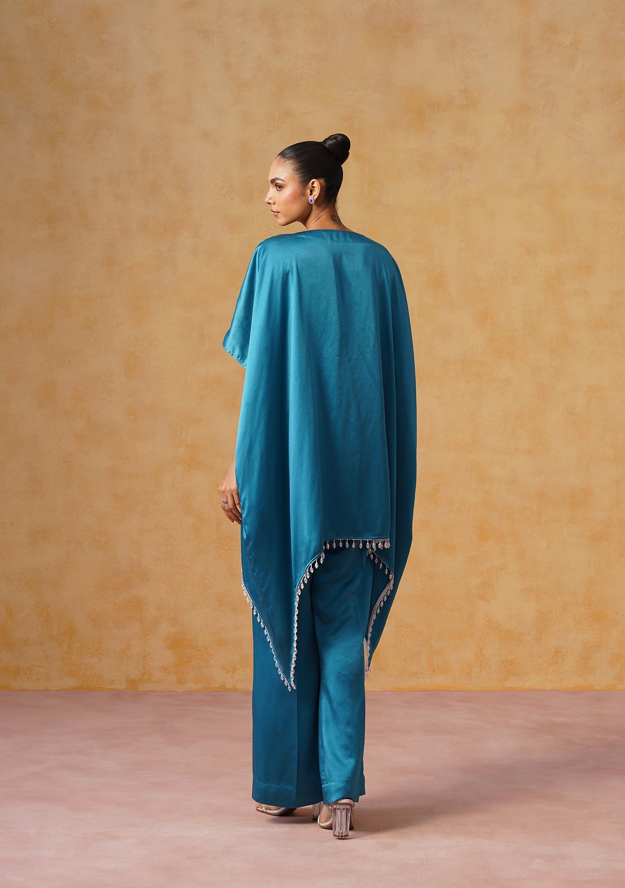 Amara Kaftan Co-ord Set Teal