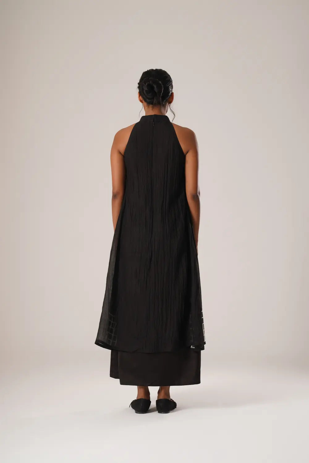 Windowleaf Halter Dress