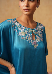 Amara Kaftan Co-ord Set Teal