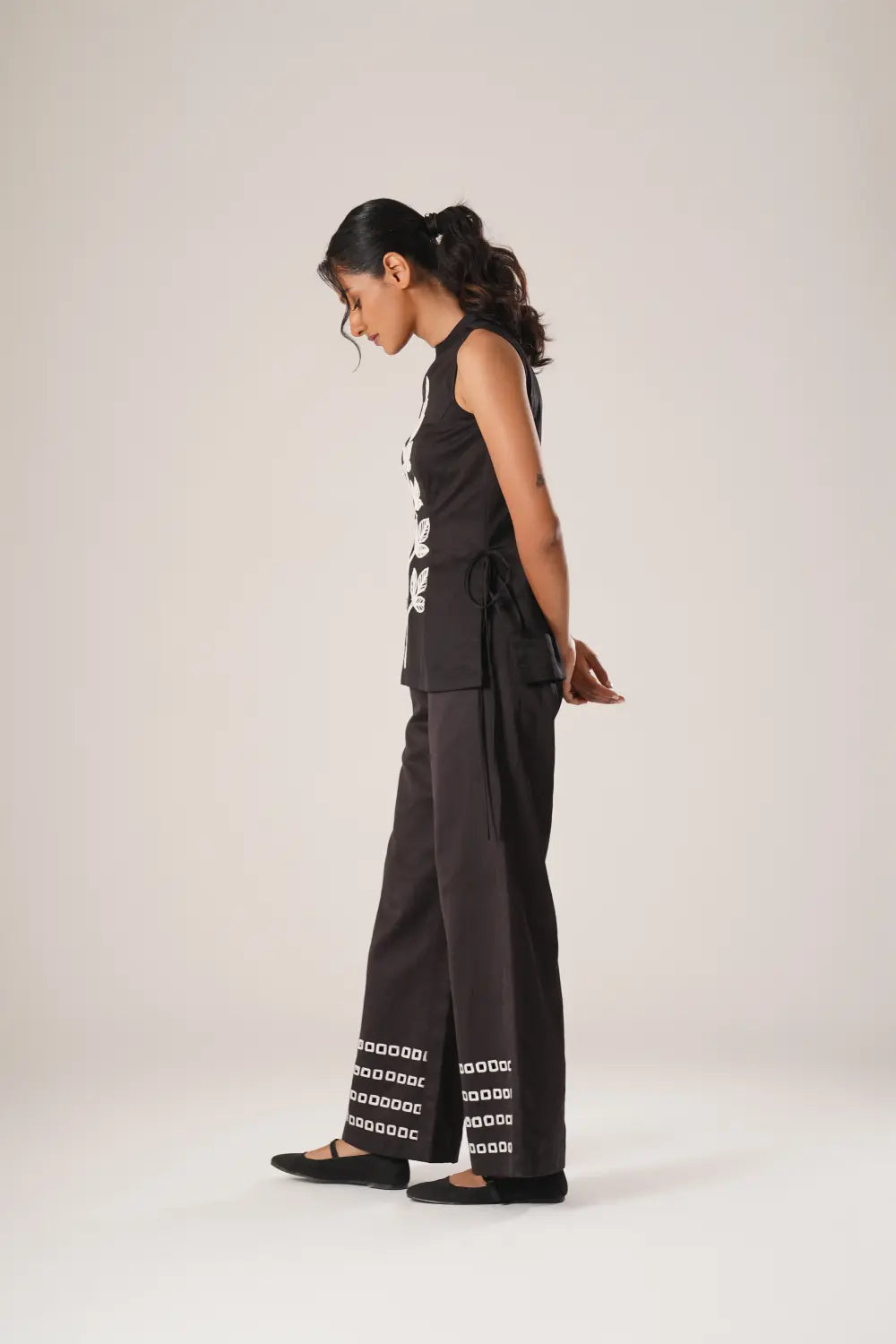Stem Story Top & Pixel Line Pants