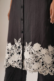 Noir Flora Kurta Set
