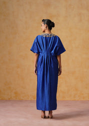 Reva Kaftan Dress Royal Blue