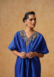 Reva Kaftan Dress Royal Blue