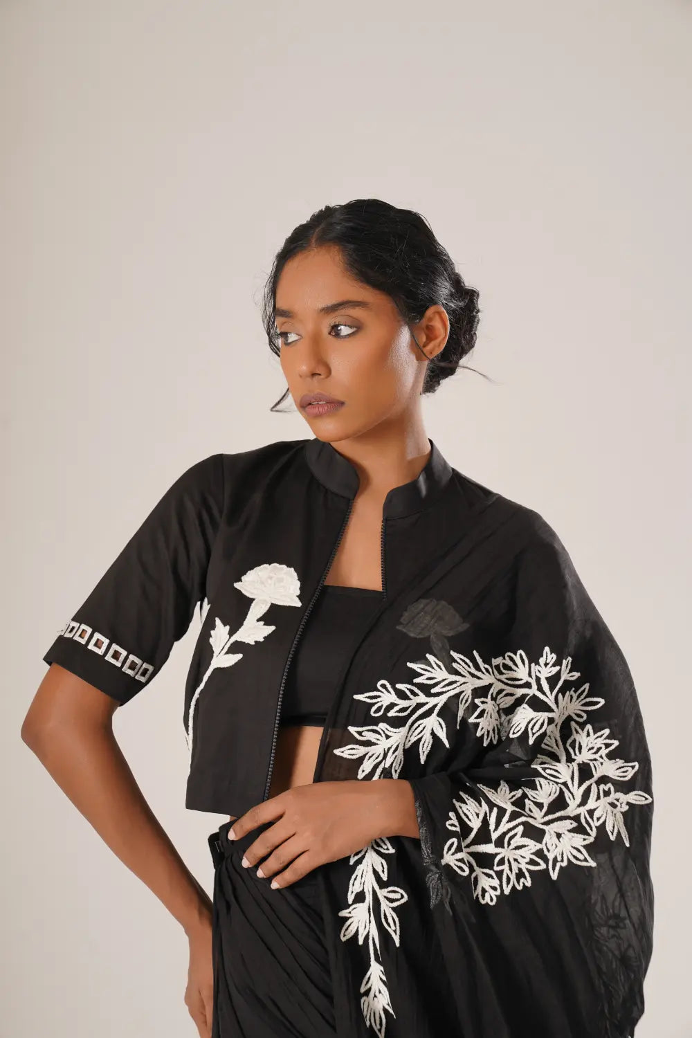 Garden Grid Blouse