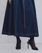 Denim Panelled Dress