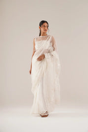 Ivory Echo Saree