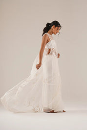 Ivory Echo Saree