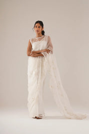 Ivory Echo Saree