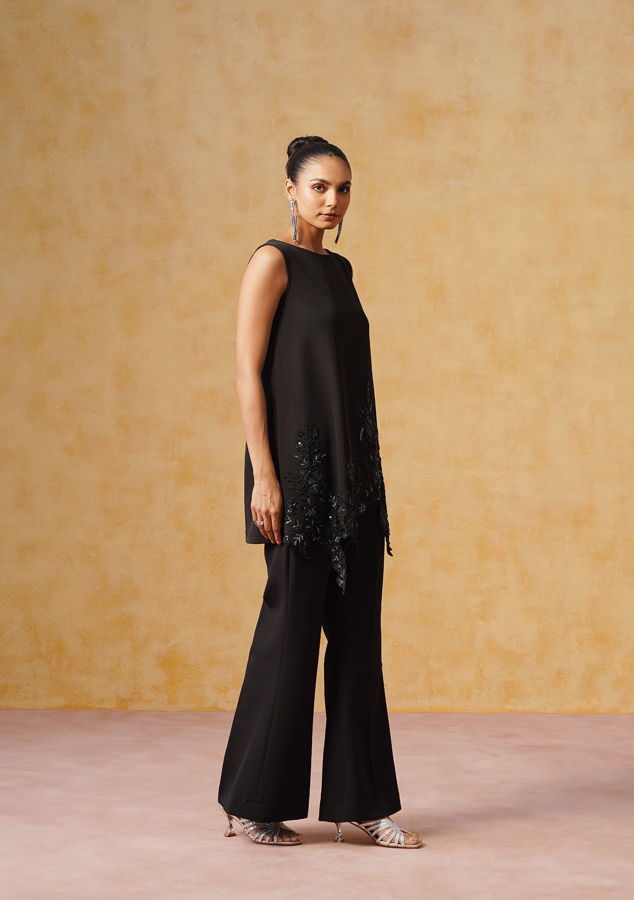 Meher Tunic Set Black